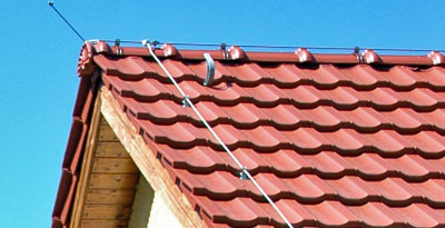 Dachdeckung durch Herrn Dachdeckermeister Frank Große.